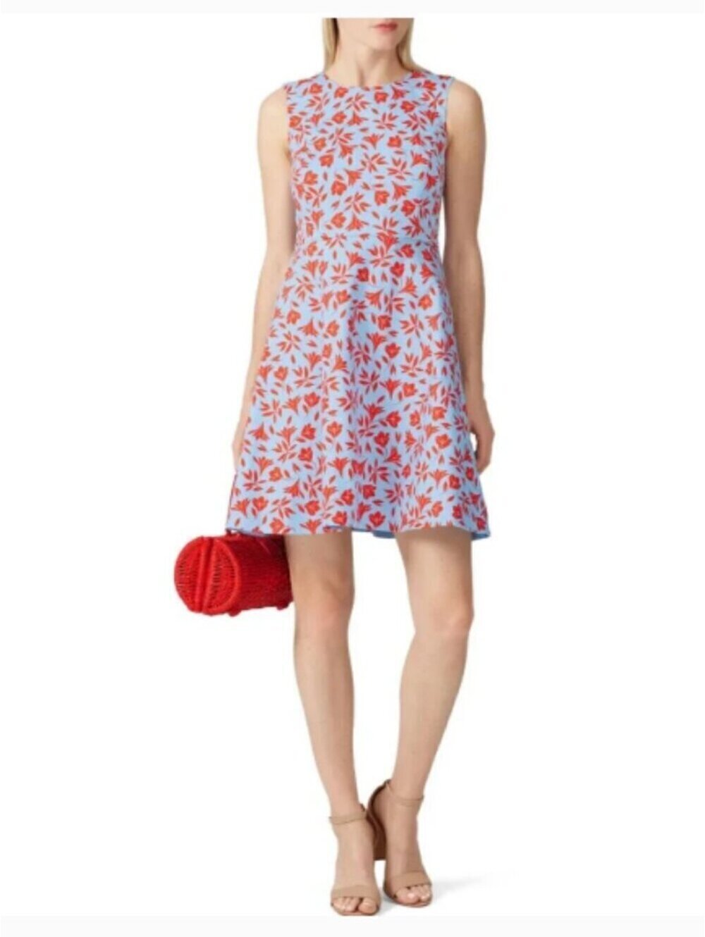 New Without Tags | Draper James | Sz 6 | Floral A-Line Sleeveless Dress